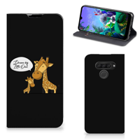 LG Q60 Magnet Case Giraffe - thumbnail