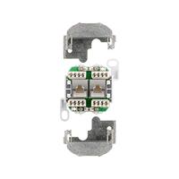 RJ45 Wandcontactdoos Opbouw - 2x RJ45 - CAT-5e - Afgeschermd - Incl. Afdekraam - Netwerkdoos - 10 Gigabit - Wit - thumbnail