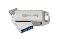 MyMEDIA My Dual USB 3.2 Gen 1 /USB C Drive 16GB USB-stick 16 GB Zilver 69268 USB-A 3.2 Gen 1, USB-C - thumbnail