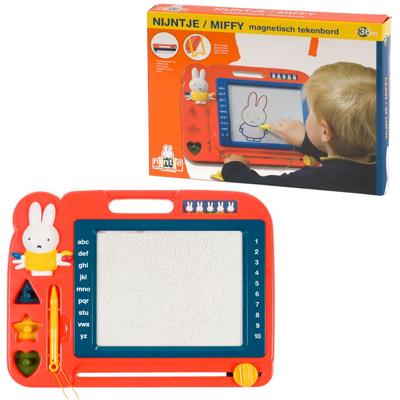 Nijntje magnetisch tekenbord met pen + 3 stempels Nijntje magnetisch tekenbord met pen + 3 stempels