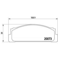 Remblokken set P23003 - thumbnail