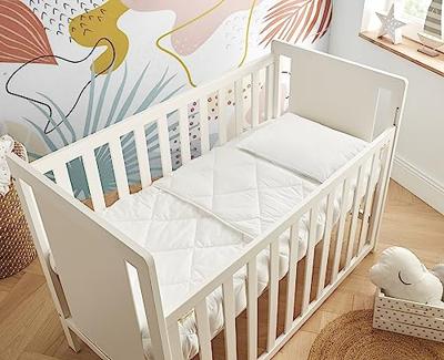 Dekbed - 75x120 cm - MON P'TIT DODO - Warm - 100% polyester Siliconen holle vezel - 1 persoons - Wit