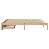Bedframe zonder matras massief grenenhout 200x200 cm - thumbnail