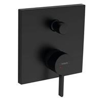 Hansgrohe Afbouwdeel Badmengkraan Inbouw Finoris Eengreeps Mat Zwart - thumbnail