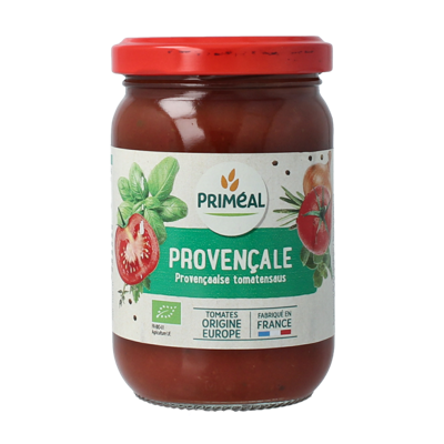Primeal Tomatensaus Provencaalse stijl bio 200 Gram Primeal Tomatensaus Provencaalse stijl bio 200 Gram