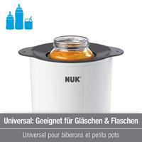 NUK Thermo Express Plus Flaschenwärmer Babyvoedsel verwarmer Wit, Zwart - thumbnail