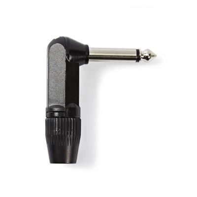 Nedis 6,35 mm Audioconnector | Gehoekt | Male | Soldeer | 8.0 mm | 1 stuks - COTP23902BK COTP23902BK Nedis 6,35 mm Audioconnector | Gehoekt | Male | Soldeer | 8.0 mm | 1 stuks - COTP23902BK COTP23902BK