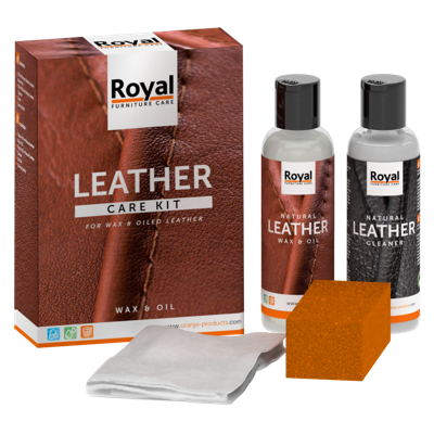 Royal Furniture care leather onderhoudsset wax & oil Royal Furniture care leather onderhoudsset wax & oil