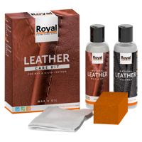 Royal Furniture care leather onderhoudsset wax & oil - thumbnail