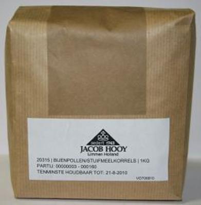 Jacob Hooy Bijenpollen Stuifmeelkorrels 500gr Jacob Hooy Bijenpollen Stuifmeelkorrels 500gr
