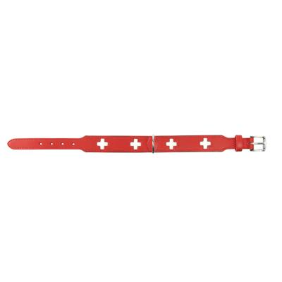Hondenhalsband Hunter Swiss Rood/Zwart (47-54 cm)