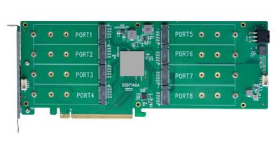 Highpoint SSD7140A RAID controller PCI Express x16 4.0 8 Gbit/s Highpoint SSD7140A RAID controller PCI Express x16 4.0 8 Gbit/s