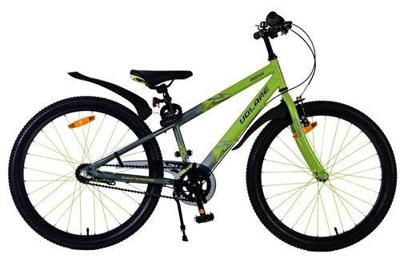Volare 24 inch fiets rockey 3v remnaaf groen/grijs 42414