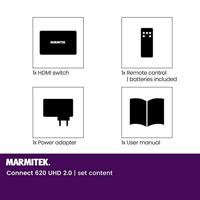 Marmitek Connect 620 UHD 2.0 HDMI-switch 4 poorten 3840 x 2160 Pixel - thumbnail