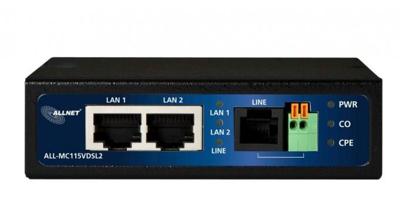 ALLNET all-mc115-vdsl2 100000 Kbit/s modem - modems (100000 Kbit/s, 0-50°C, 10-90%, 20-65°C, 110x27x95mm, 465g)