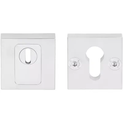 Formani Square LSQVEIL-KT massieve veiligheidscilinderrozet met kerntrekbeveiliging SKG*** - RVS geborsteld