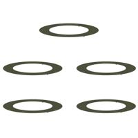VidaXL Geschikt voor platte boomringen 5 pcs olijfgroen ø60 / 90 cm - thumbnail