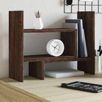 VidaXL Bureau organiser 38,5x17x39 cm bewerkt hout bruin eikenkleur - thumbnail