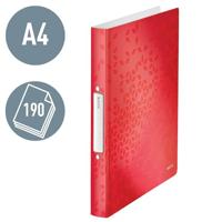 Leitz WOW ringmap, uit PP, rug van 25 mm, A4, rood - thumbnail