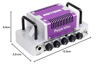 Hotone Nano Legacy Purple Wind 5 Watt gitaarversterker top