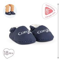 Corolle marineblauw slippers voor babypop 30cm - thumbnail