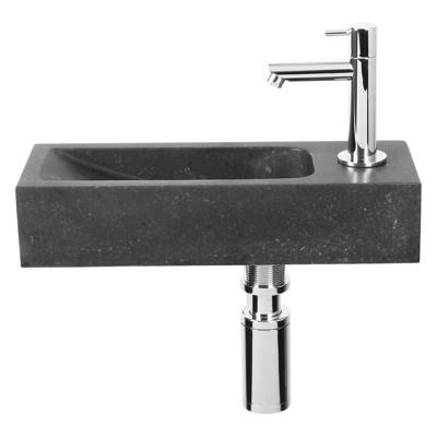 Fonteinset Differnz Luxor 38x14x8 cm Bluestone Zwart