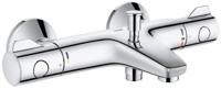 GROHE Grohtherm 800 badkraan thermostatisch met omstel en koppelingen EcoJoy en volumegreep met ecobutton chroom 34567000 - thumbnail