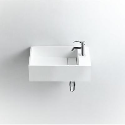 Fontein Ideavit Solidcube 50x30x15 cm Solid Surface Mat Wit