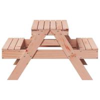 Picknicktafel voor kinderen 88x97x52 cm massief douglashout - thumbnail