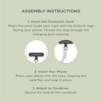 Satechi OntheGo crossbody lanyard USB-C cable - Black - thumbnail