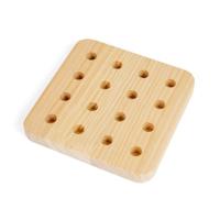 Bigjigs houten wankel-pinnenbord, 17dlg. - thumbnail