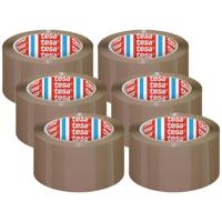 tesa 04195-00001-04 Verpakkingstape tesapack Bruin (l x b) 66 m x 50 mm 6 rol/rollen - thumbnail