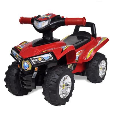Loopquad met licht en geluid rood Loopquad met licht en geluid rood