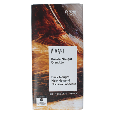 Chocolade puur nougat gianduja 80 Gram