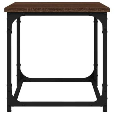Bijzettafel 40x40x40 cm bewerkt hout bruineikenkleurig Bijzettafel 40x40x40 cm bewerkt hout bruineikenkleurig