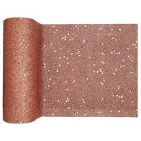 Santex Glitter Roségoud Tafelloper - thumbnail