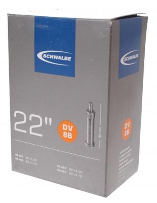 Schwalbe fiets binnenband 22 inch DV 8B