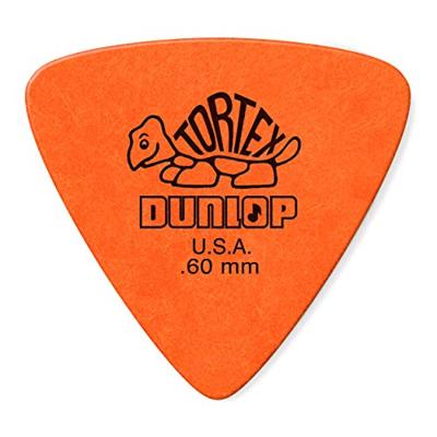 Dunlop 431P60 Tortex Triangle Plectrum 0.60mm 6-Pack
