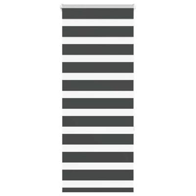 VidaXL Zebra rolgordijn 60x150 cm stofbreedte zwart 55,9 cm