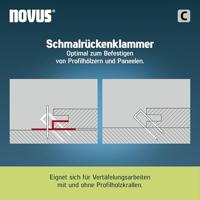 Novus Tools 042-0803 Nieten met smalle rug Type 4 1000 stuk(s) Afm. (l x b) 23 mm x 6.1 mm - thumbnail