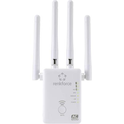 Renkforce WS-WN575A3 Dual Band AC1200 WiFi-versterker 2.4 GHz, 5 GHz Repeater, Router, Accesspoint