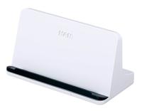 HAN Tablethouder smart-Line, tabletstandaard voor op kantoor met soft-grip opstelvlak, geschikt voor alle gangbare tablets, 92140-12, wit - thumbnail