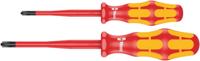 Wera 165 is pz/ s # 1+ 2 schroevendraaierset kraftform plus serie 100. met gereduceerde klingdiameter, 2-delig - 05006470001 - thumbnail