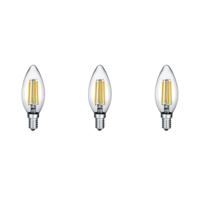 Energiezuinige LED Filament Lampen Set - E14 Fitting - Warm Wit 2700K - thumbnail