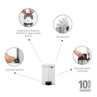 Brabantia Newicon Pedaalemmer 3L Wit - thumbnail