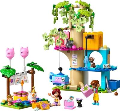 LEGO Friends kattenverjaardagsfeestje en boomhut 42666 - thumbnail