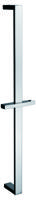 Chroom messing glijstang met glijstuk vierkant 700mm - thumbnail