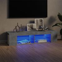 Tv-meubel met LED-verlichting 135x39x30 cm betongrijs - thumbnail