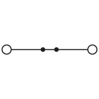 Phoenix Contact 3212330 Doorgangsklem 5.2 mm Spanveer Zwart 50 stuk(s) - thumbnail