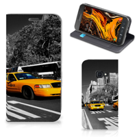 Samsung Galaxy Xcover 4s Book Cover New York Taxi - thumbnail